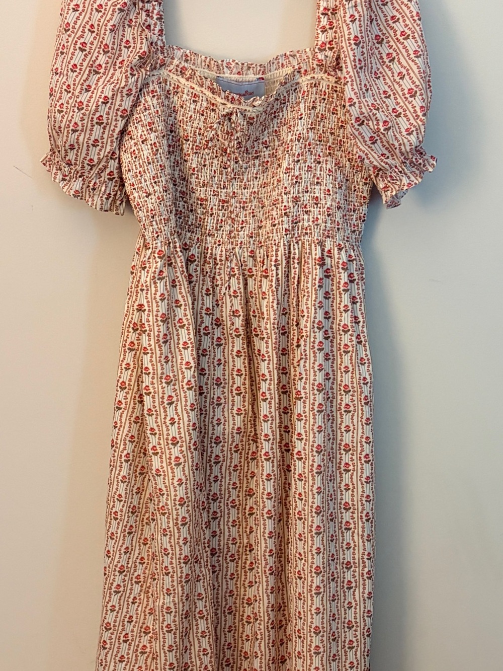 Hill House Home x American Girl Felicity print women’s Scarlett Nap Dress XL - Picture 4 of 6